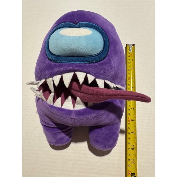Purple Among Us Plush Stuffed Toy With Teeth and Tongue - Picture 2 of 6